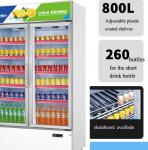 EMC 420W Commercial Beverage Refrigerator Painted Metal Material