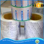 Pharmaceutical packing tablets and capsules with alloy 8011 H18 pharmaceutical