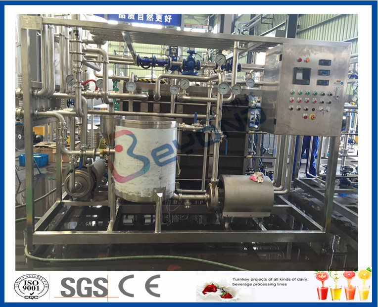1000LPH-8000LPH Plain yogurt sterilizer/Greek Yogurt pasteurizer(4 sections) with 500ml PET bottle package