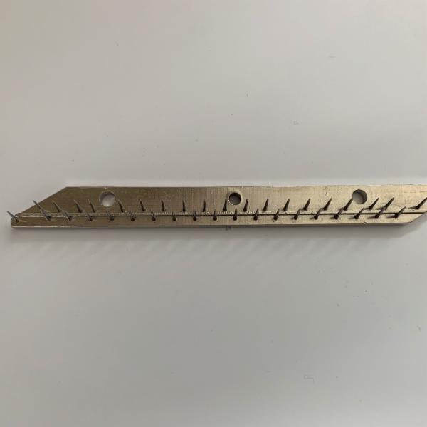 Wakayama Finishing Machine Spares Stenter Pin Plate Copper Material Carbon Steel