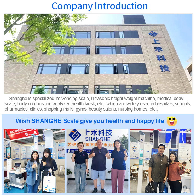 Medical Digital Scale 500kg Standing Weight and Height Measurement Machine with Printing