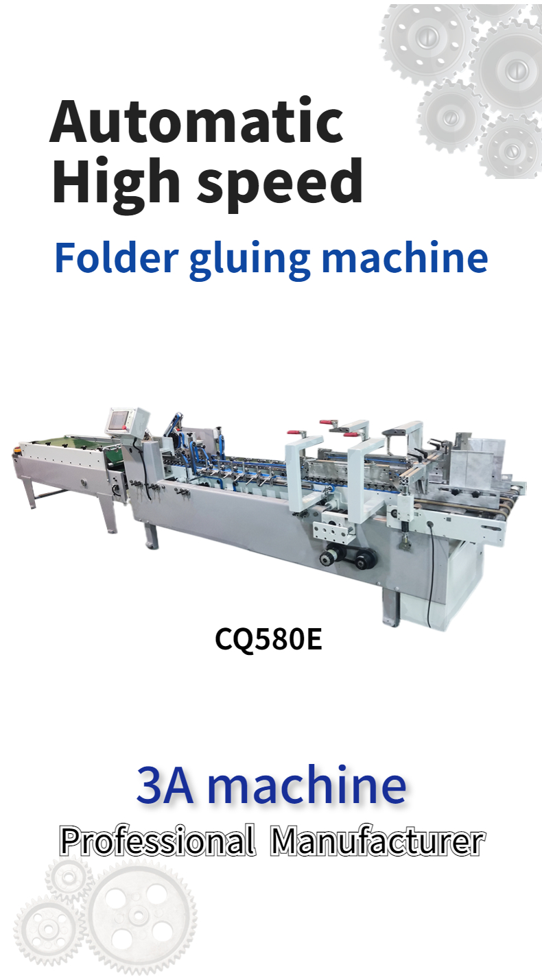 380v Automatic Grade Automatic Flexo Folder Gluer For Paper Pasting Machinery