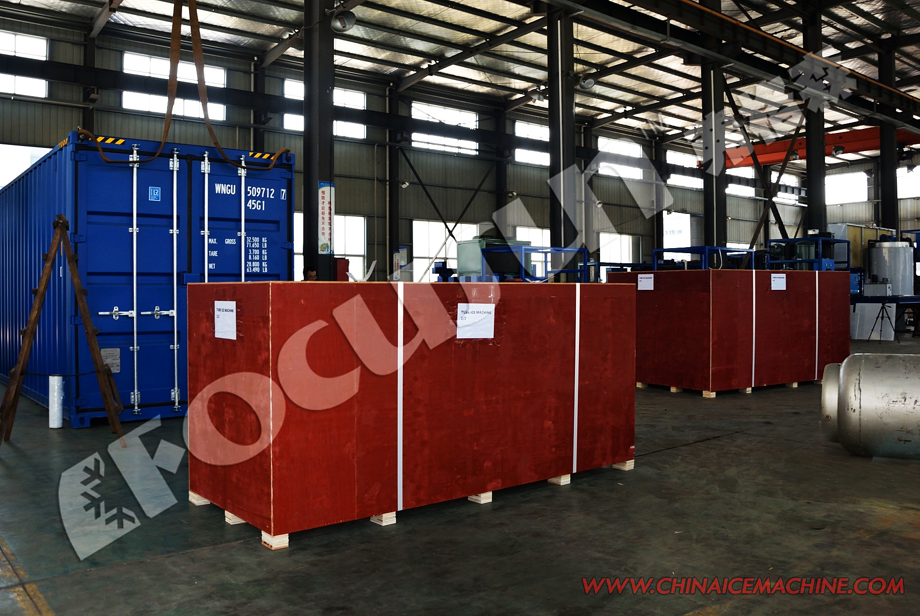 30000kg Ice Storage Capacity Unbeatable 30Tons Tube Ice Machine from Focusun Original