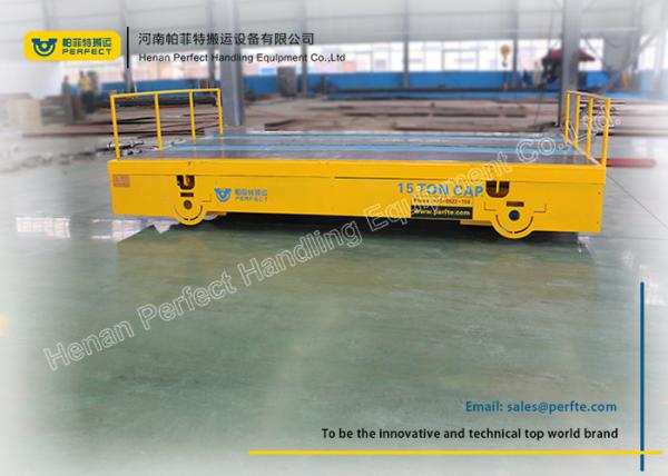 Mould Heavy Duty Plant Trailer Electric Building Site Track Bogie Handling