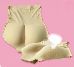 Quality FP002 Ladies high waist silicone one piece seamless padded panties wholesale