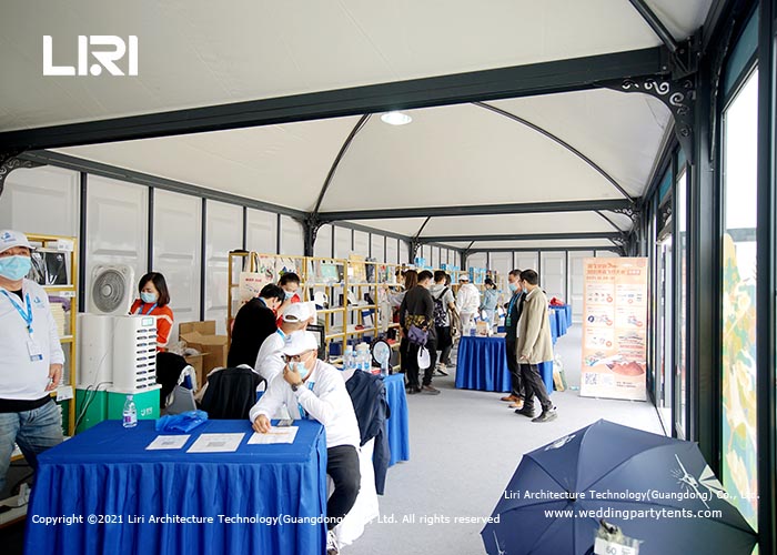 Waterproof Hard Walls Aluminum Modular Tent For Passage Aisle