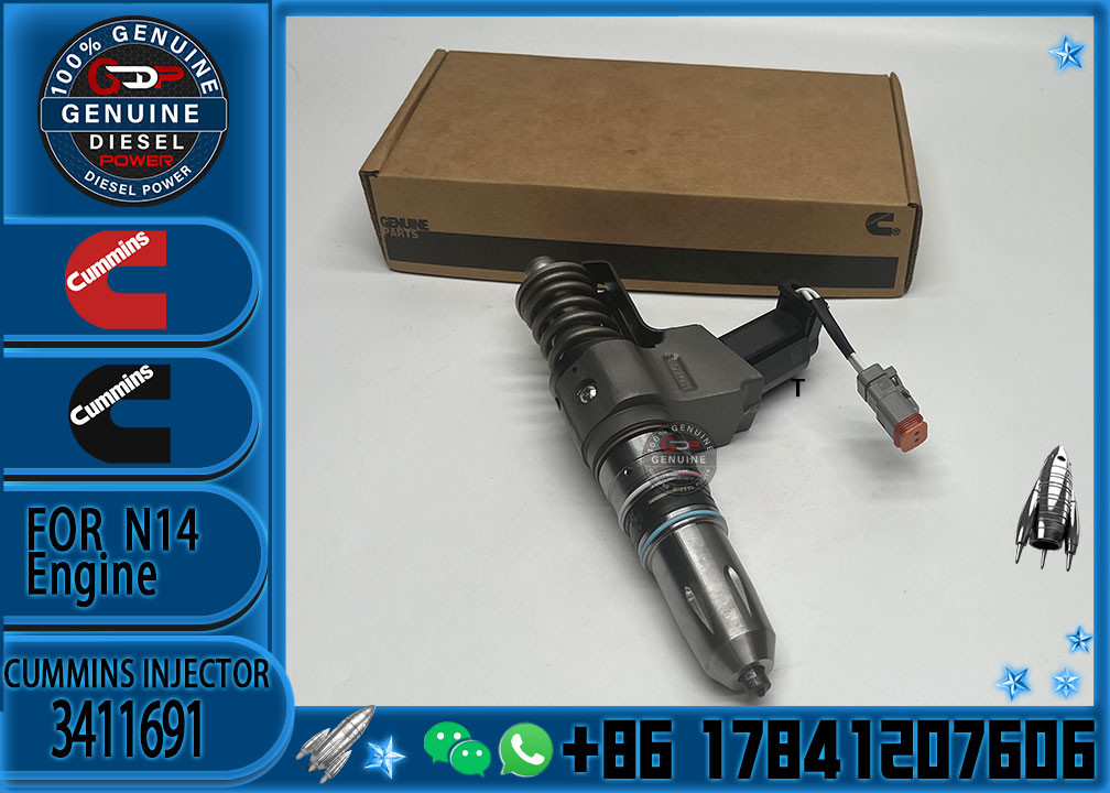 N14 Series Engine Common Rail Fuel Injector 4307516 3411691 3087560 3411765 for Cummins