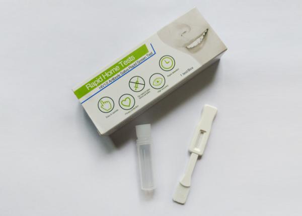 Safe Home Testing Kits 99% Accuracy , Oral Fluid Hiv Rapid Test Kit Plastic