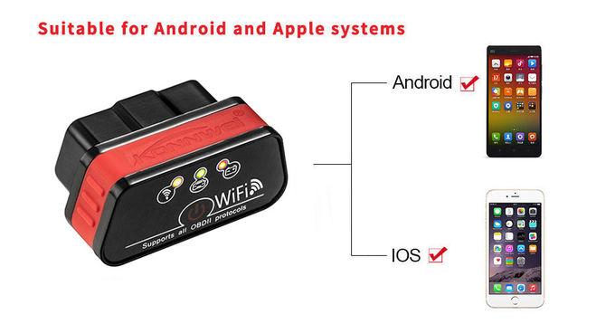 Mini WIFI Diagnostic Scanner  Android And IOS System Knonnwei KW901 Unique Mould
