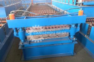 Quality 840 850 Double Layer Roofing Sheet Roll Forming Machine For Steel Roofing wholesale