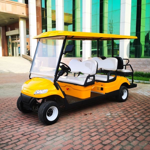 6 Seater Golf Cart Low Speed Vehicle 4 Wheel Drive Push Electric Street Legal
