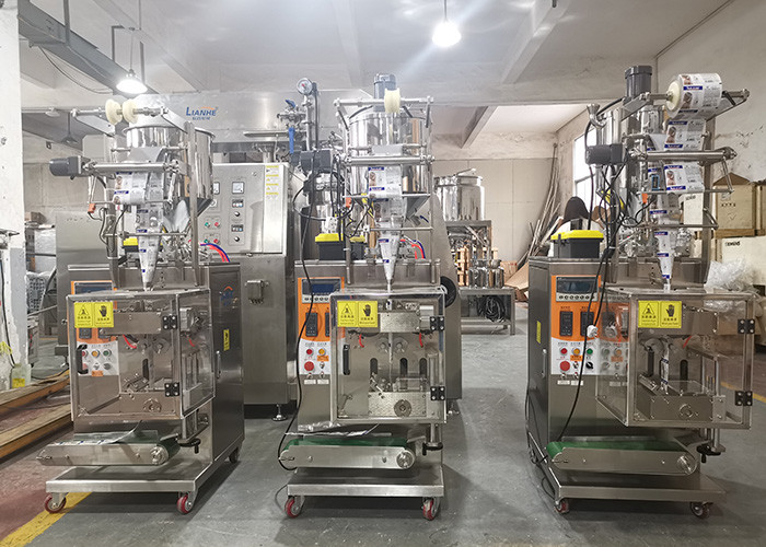 Pouch Length 40-120mm Sachet Filling Machine Automatic For Honey Packing