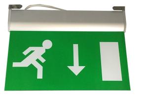 Quality 220V Maintained Aluminum Exit Sign LED Emergency Lighting Fire Exit Signs wholesale
