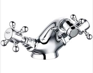 Quality Brass Double Handle Chrome Finish Bidet Tap with Ceramic Valve T8033 wholesale