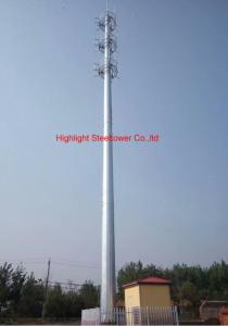 Quality Wireless Monopole Telecommunications Tower Self Supporting Antenna Mast wholesale