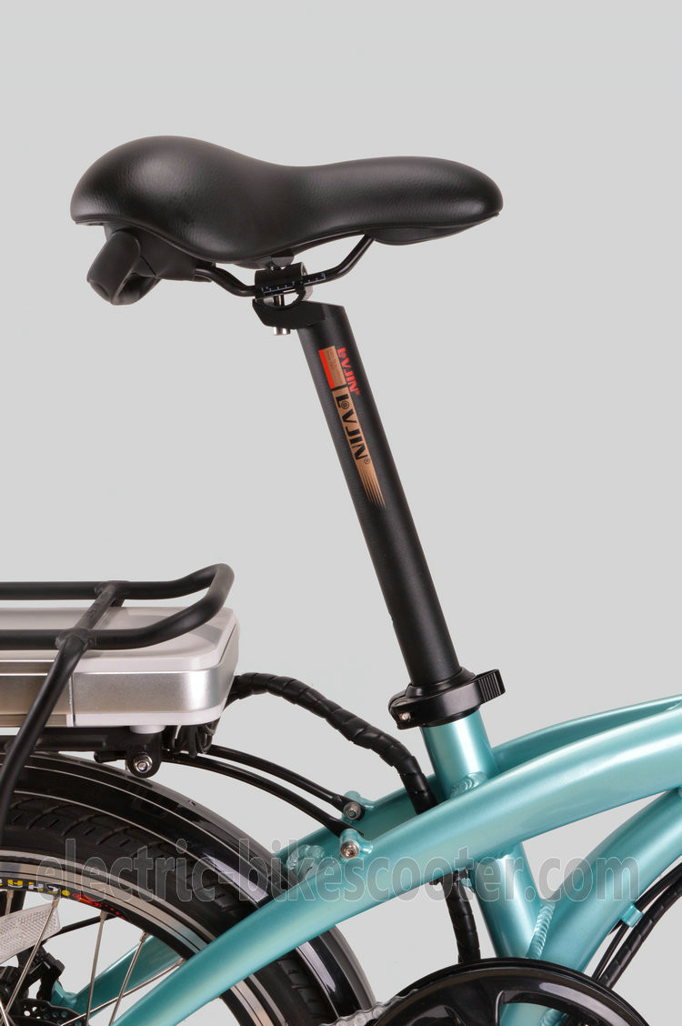 32km/h Electric Folding Bike , Electric Folding Bicycle With Pedal Assist System