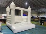 Commercial Grade Wedding White Bounce House For Outdoor Wedding Party Events