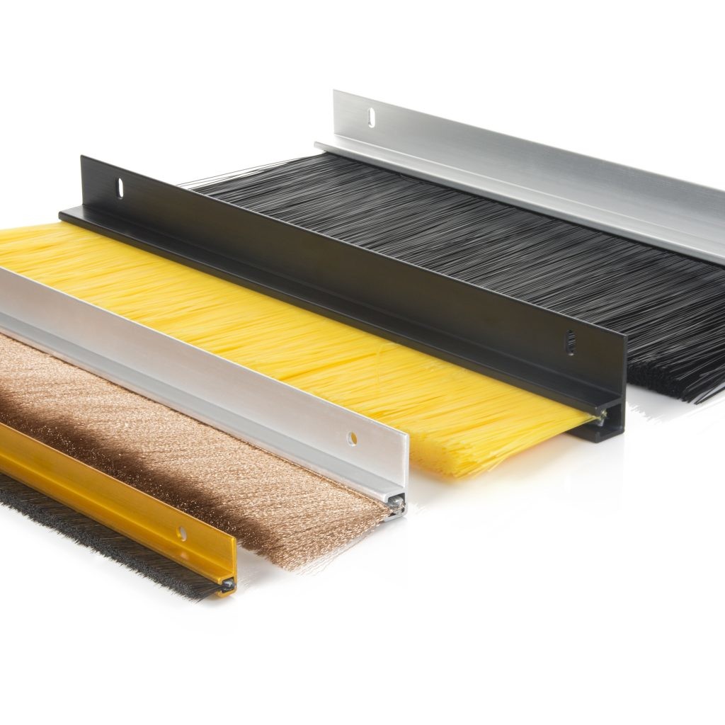 Dustproof Door Seal Industrial Brush Strip Custom Corrugated Nylon