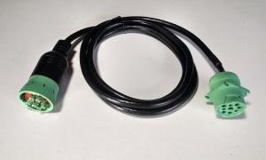 Quality Green Type 2 Deutsch 9-Pin J1939 Female to 9Pin J1939 Male Cable wholesale