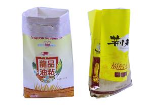 Quality Breathable Animal Feed Packaging Bags / Sacks , Poly Woven Bags Non toxic wholesale