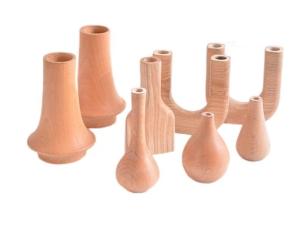 Quality Home Wooden Candle Holder Craft Decor Statue Cute Handmade Wooden Figurines Carving Wooden Decoration Orname wholesale