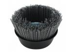 Deburring Black Color Cup Body 4 Inch Nylon Cup Brushes for Light Stock Removal