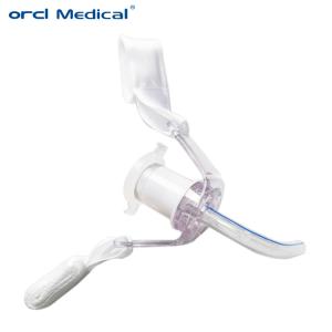 Quality 8.5mm Uncuffed Tracheostomy Tube , Medical PVC Tracheostomy Tube Disposable Medical Grade PVC Uncuffed Tracheostomy Tube Trader wholesale