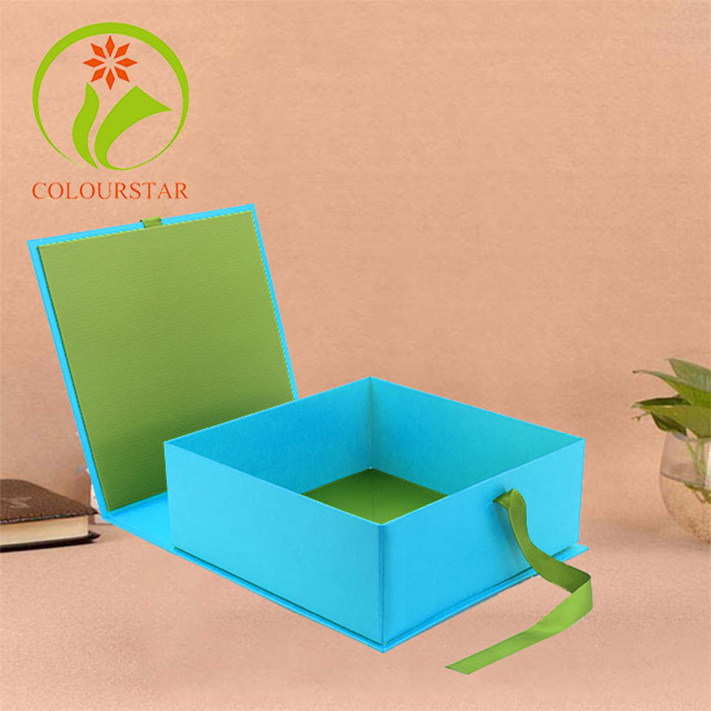 ODM 2.5mm Cardboard Magnetic Folding Paper Box Recyclable Craft