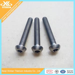 Full thread Gr5 inch titanium allen socket head bolts