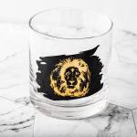 Professional Custom Lead-Free Crystal Whiskey Glass Pattern Printing Glass Gift