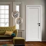 Modern Single Solid MDF Wood Doors 88cm Wooden Door For Entrance