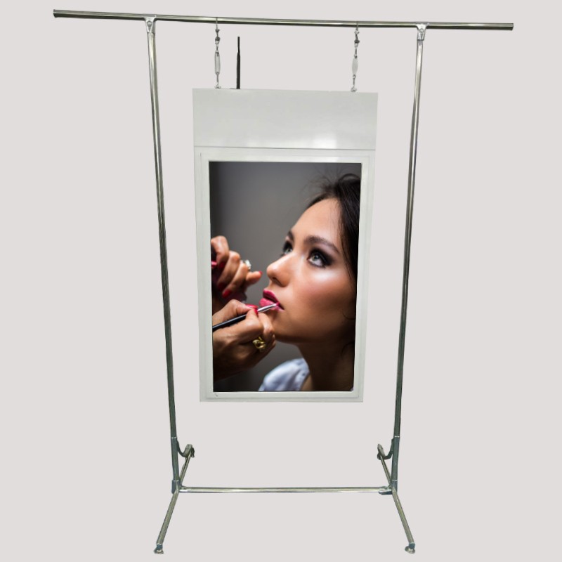 43" inch double sided LCD wireless WIFI network Android advertising monitor with ceiling mounting roof mounting