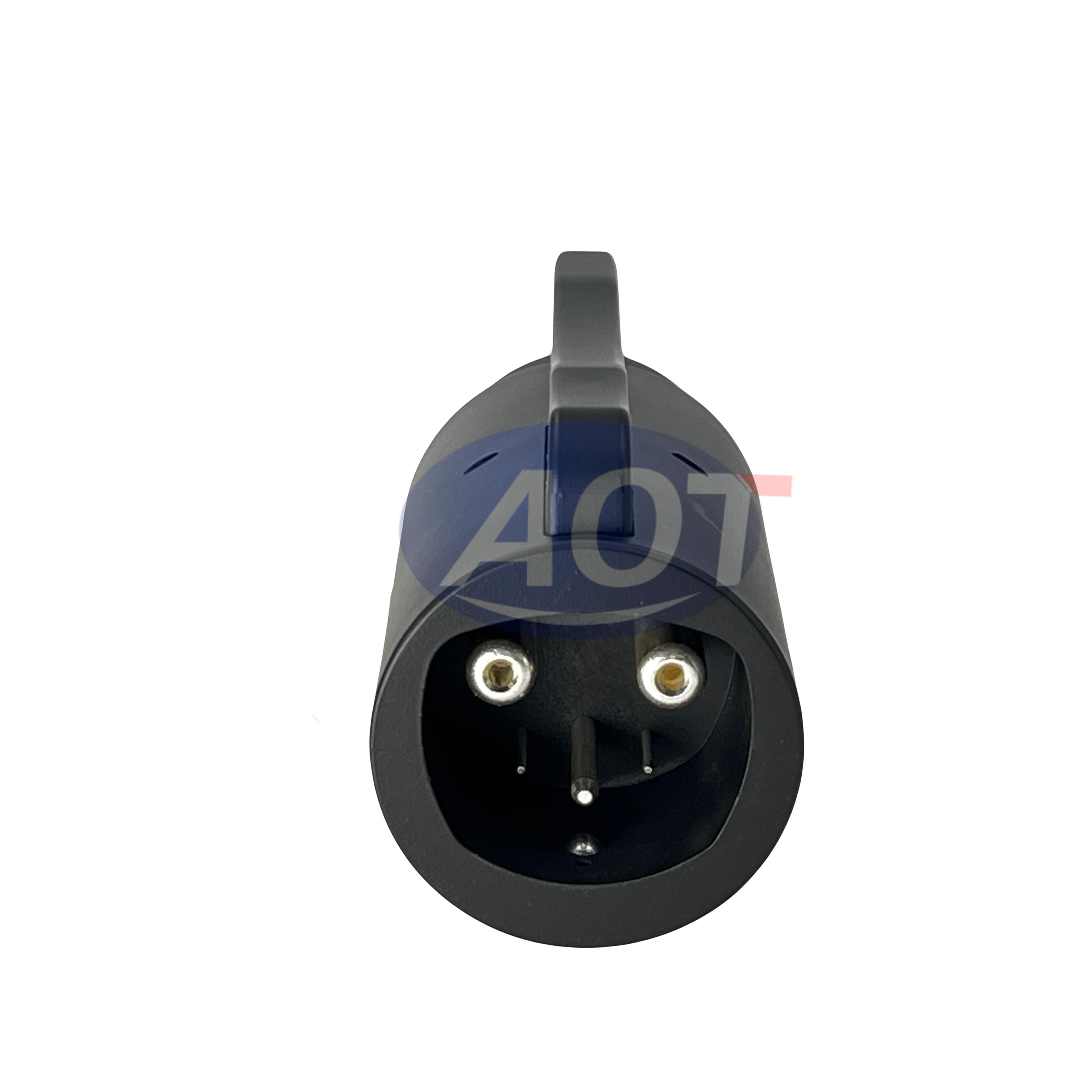 Portable EV Plug J1772 EV Vehicle Charging Plug Adapter 80Amp Tesla To J1772 Adapter