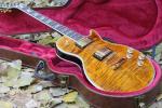 2017 supreme custom LP Electric Guitar double Tiger Flame Maple top golden