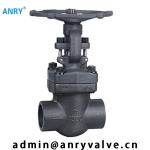 SW BW NPT Globe Valve 800lbs API602 Forged A105 Body 13CR Globe Valve Disc Type
