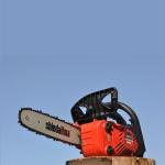 Single Cylinder Gasoline Chain Saw 25cc Wood Cutter Machine For Garden P230TS