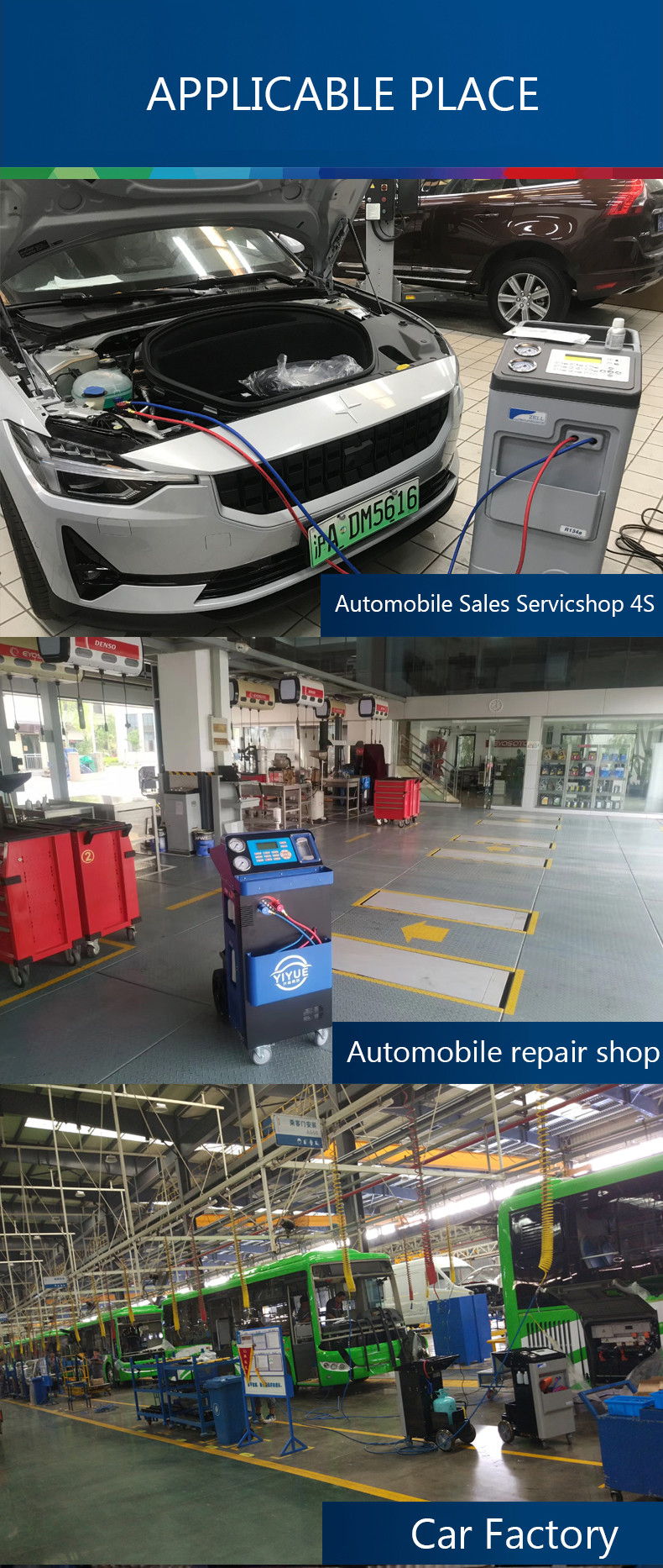 14.3L Auto AC Refrigerant Recovery Machine Equipment With Updatable Database