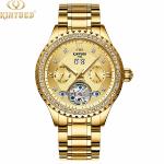 KINYUED Luxury Watch Brands Custom Water Resistant 3ATM Stainless Steel Men