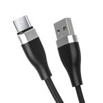 Nylon 3.3FT Black 480Mbps Micro Data USB Cable For Mobile Phone