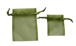 Quality Pink Organic Fabric Drawstring Bag, Nylon Storage Bags With Ribbon Strings 8cm * 6cm wholesale