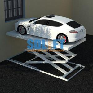 Quality 3T 5.6M Hydraulic Scissor Car Lift For Home Garage Portable / Heavy Duty Scissor Lift Table wholesale
