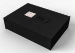 Suvenir Luxury Packaging Boxes , Creative Gift Matte Black Box Packaging Teapot