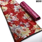 Supoo African Lace Silk Velvet Embroidery Fabric Stretch Korean Velvet for Women