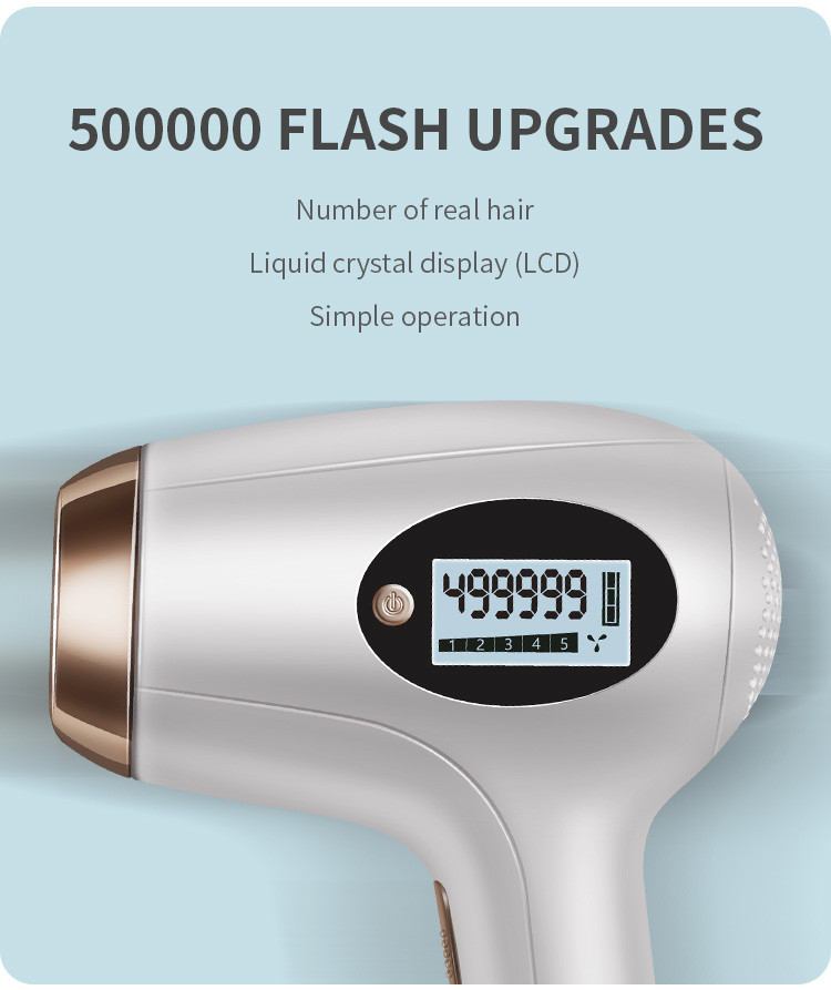 FCC 3.3cm2 IPL Hair Removal Machines 500000 Flashes