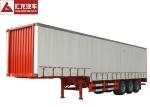 Flatbed Baseplate Curtain Side Trailer 6 Channels Braking High Fixity
