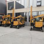 CE Highway Guardrail Pile Driver Machine Hydrualic For Drilling