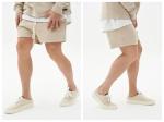 Summer Drawstring Shorts Men Custom Brand Street Swear Running Thick French