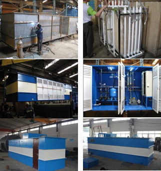 Industrial Waste Water Treatment Plant , Sewage Treatment Plants For Rural Homes