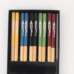 Quality Household Ridge Pattern Reusable Wooden Chopsticks Japanese Portable wholesale