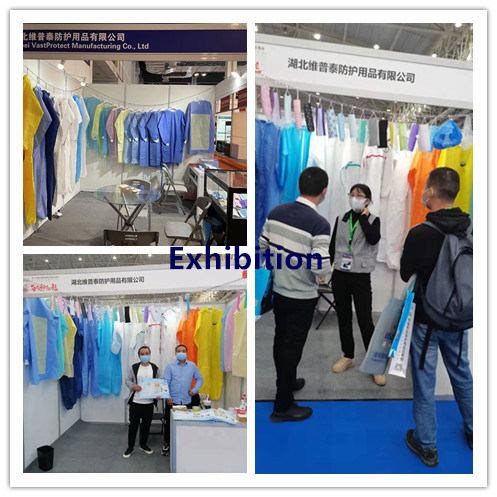 Industrial Safety PPE Protective Clothing Disposable Nonwoven Coveralls with Bootscover